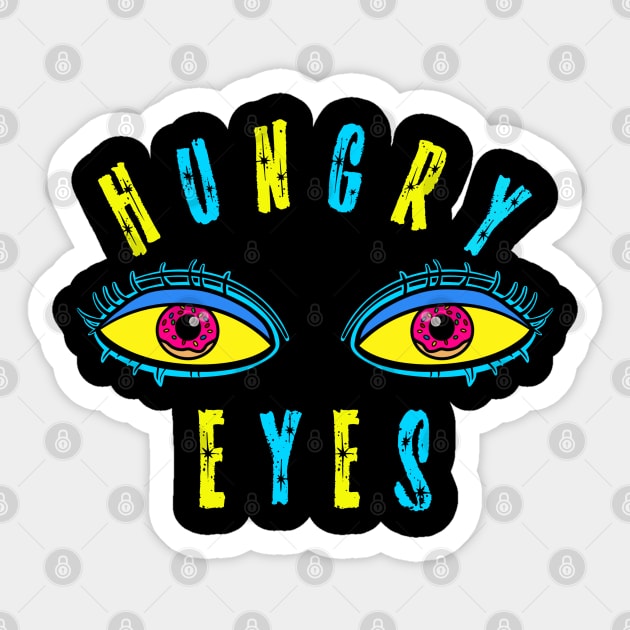 Hungry Eyes Sticker by Milasneeze